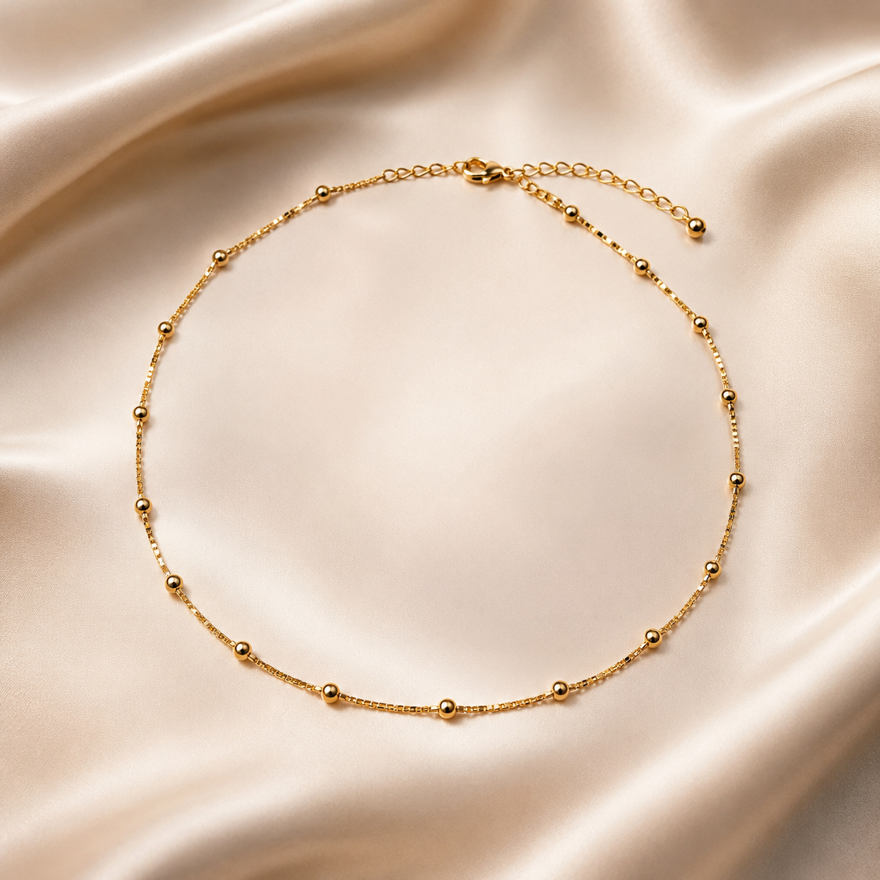 Choker Pérolas de Ouro